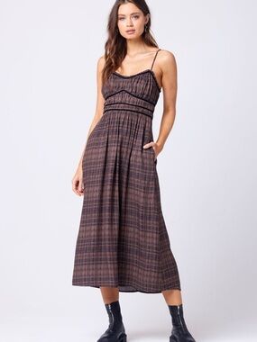 Saltwater LUXE Von Midi Dress- size Small